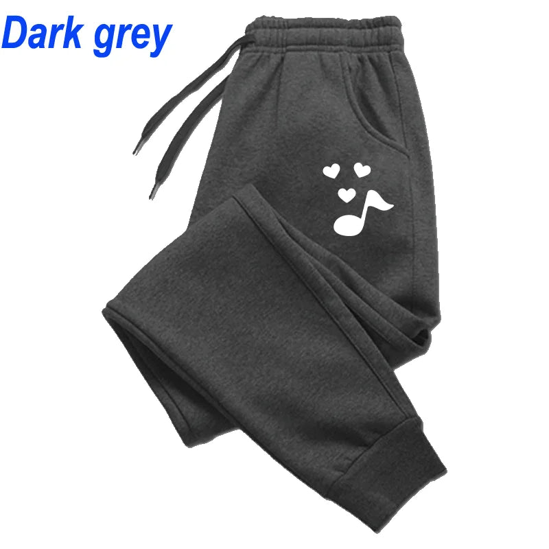 Trending music notation Printed Sweatpants for Women  Long Pants Jogger Women Casual Fitness Jogging Pants Autumn Winter